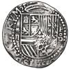 Image 1 : Lima, Peru, cob 2 reales, Philip II, assayer Diego de la Torre, *-ii to left, P-oD to right, HISPANI