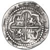 Image 2 : Lima, Peru, cob 2 reales, Philip II, assayer Diego de la Torre, *-ii to left, P-oD to right, HISPANI