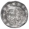 Image 2 : Lima, Peru, cob 2 reales, Philip II, assayer Diego de la Torre, P-ii to left, oD-* to right, HISPANI