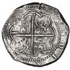 Image 2 : Potosi, Bolivia, cob 8 reales, Philip II, assayer B (3rd period).