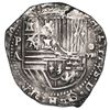 Image 1 : Potosi, Bolivia, cob 8 reales, Philip II, assayer A, denomination as oVIIII ("9 reales"), rare.