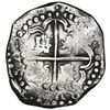 Image 2 : Potosi, Bolivia, cob 8 reales, 1628 (T).