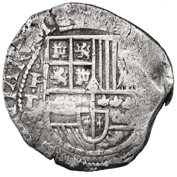 Potosi, Bolivia, cob 8 reales, 1630 T.