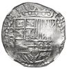 Image 1 : Potosi, Bolivia, cob 2 reales, Philip III, assayer curved-leg RL, NGC AU 55.