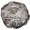 Image 2 : Potosi, Bolivia, cob 2 reales, 1651 E, rare, ex-Mastalir (Plate Coin).