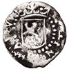 Image 2 : Potosi, Bolivia, cob 1/4 real, Philip II, assayer B to left, no mintmark, very rare, ex-Ugaz.