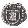 Image 1 : Potosi, Bolivia, cob 1/4 real, Philip III, no assayer, shield around castle without crown, small lio