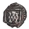 Image 1 : Potosi, Bolivia, cob 1/4 real, Philip IV, no assayer, shield around checkerboard-style castle, small
