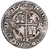 Image 2 : Potosi, Bolivia, cob 8 reales Royal (galano), 1662 E, flowery pomegranate at top, rare, NGC Fine det