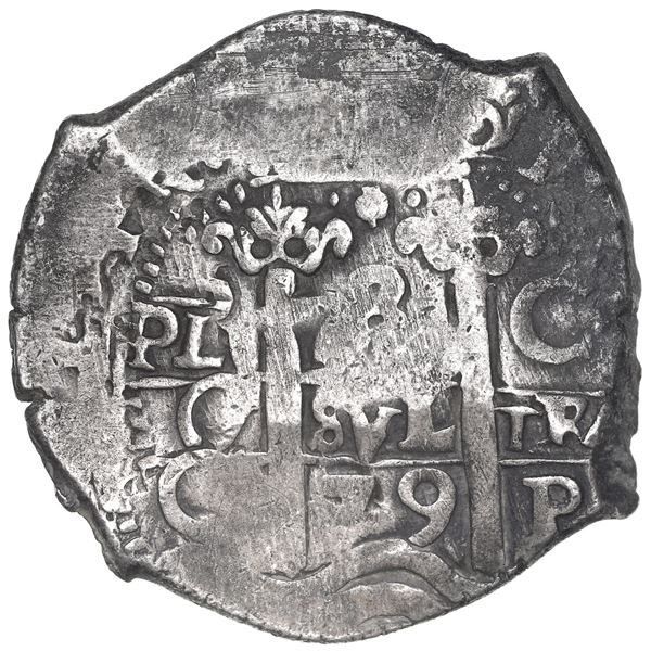 Potosi, Bolivia, cob 8 reales, 1679 C.
