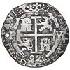 Image 2 : Potosi, Bolivia, cob 8 reales Royal (galano), 1692 VR, rare, NGC VF details / holed, ex-Tempel.