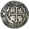 Image 2 : Potosi, Bolivia, cob 8 reales Royal (galano), 1696 VR, rare, NGC VF details / holed.