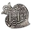 Image 1 : Potosi, Bolivia, cob 4 reales Heart, 1721 Y, unique, NGC XF 45, Practical Book of Cobs Plate Coin, J
