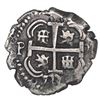 Image 2 : Potosi, Bolivia, cob 2 reales, 1733 YA, rare.