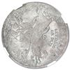 Image 2 : Anguilla, 1 "Liberty" dollar, July 11, 1967, countermark on a Panama 1 balboa, 1947, rare, NGC MS 61
