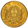 Image 2 : Argentina (River Plate Provinces), gold 8 escudos, 1834 P, La Rioja mint, very rare, NGC MS 62+, fin