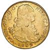 Image 1 : Potosi, Bolivia, gold bust 8 escudos, Charles IV, 1802 PP.