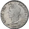 Image 1 : Potosi, Bolivia, 8 soles, 1859 FJ, with "Po. 400 Gs." below bust, very rare, NGC AU details / cleane