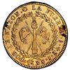 Image 2 : Santiago, Chile, gold 4 escudos, 1833 I, AU details / cleaned.