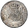 Image 2 : Pasto, Colombia, bust 2 reales, Ferdinand VII (bust of Charles IV), 1822 O, NGC AU 50 ("top pop").