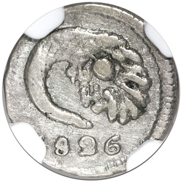 Popayan, Colombia, 1/4 real, 1826 RU, NGC AU 53.