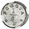 Image 2 : Bogota, Colombia, 1/4 real, 1851, NGC MS 63, finest known in NGC census, ex-Lissner.