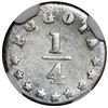 Image 2 : Bogota, Colombia, 1/4 decimo, 1861, rare, NGC AU 50, finest known in NGC census, ex-Dana Roberts.