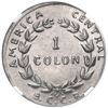 Image 2 : Costa Rica, copper-nickel 1 colon, 1970, struck on a 50 centimos blank, NGC Mint Error MS 64.