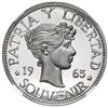 Image 1 : Cuba, proof "souvenir" peso ("Bay of Pigs exile issue), 1965, plain edge, NGC PF 67 Cameo.