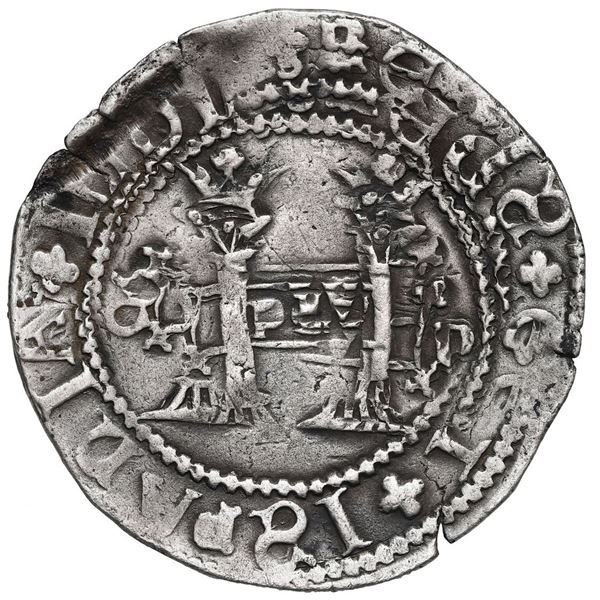 Santo Domingo, Dominican Republic, 2 reales, Charles-Joanna, assayer F to left, denomination ii to r