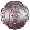 Image 2 : France (Paris mint), copper 1 sol, Louis XVI, 1791-A, dot before mintmark, small leopard, NGC MS 65 