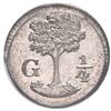 Image 2 : Guatemala (Central American Republic), 1/4 real, 1837, PCGS MS67.