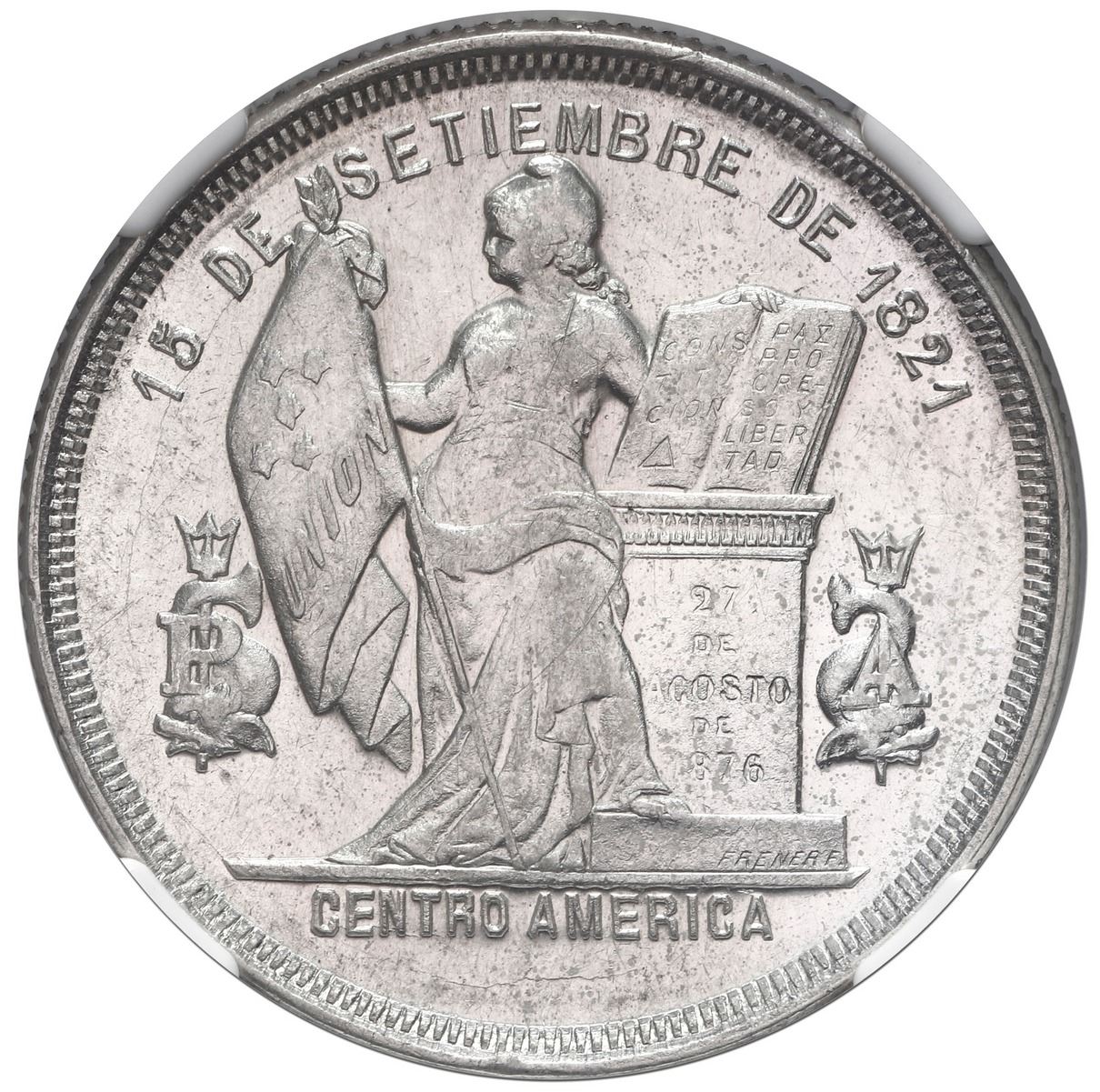 Honduras, 50 centavos, 1884, NGC MS 63, finest known in NGC census, ex ...