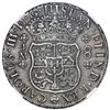 Image 2 : Lima, Peru, pillar 8 reales, Charles III, 1769 JM, dot over left mintmark only, dissimilar crowns, N