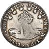 Image 2 : Philippines (under Spain), 8 reales, Isabel II, crowned "Y.II" countermark (Type VI, 1834-37) on a P