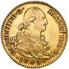 Image 1 : Madrid, Spain, gold bust 2 escudos, Charles IV, 1793 MF.