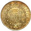 Image 2 : Madrid, Spain, gold bust 2 escudos, Ferdinand VII (first bust), 1812 IJ, rare.