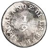 Image 1 : Caracas, Venezuela, 1/2 real, Year 2 (1812), very rare.
