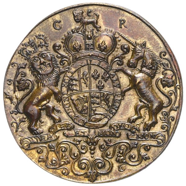 Great Britain, copper alloy Admiral Vernon medal, 1739, arms / Porto Bello, ex-Adams.