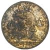 Image 2 : Great Britain, small copper alloy Admiral Vernon medal, 1739, Vernon / Porto Bello, rare, ex-Adams.