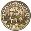 Image 2 : Great Britain, copper alloy Admiral Vernon medal, 1739, Vernon and anchor fluke / Porto Bello, ex-Ad