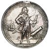 Image 1 : Great Britain, low silver Admiral Vernon medal, 1739, Vernon and cannon and ship / Porto Bello, ex-A