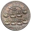 Image 2 : Great Britain, copper alloy Admiral Vernon medal, 1739, Vernon and cannon and ship / Porto Bello, ex