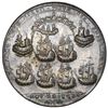 Image 2 : Great Britain, copper alloy Admiral Vernon medal, 1739, Porto Bello / Fort Chagre, ex-Adams (plate).