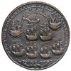 Image 2 : Great Britain, copper alloy Admiral Vernon medal, 1739, Porto Bello / Fort Chagre, ex-Ferrari, ex-Ch