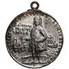 Image 1 : Great Britain, silvered and looped copper alloy Admiral Vernon medal, 1739, Porto Bello / Fort Chagr