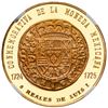 Image 2 : Mexico, gold medal, 1971, Mexican Numismatic Society, Louis I Royal 8 reales, NGC MS 68.