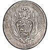 Image 2 : Lima, Peru, silver-plated bronze essai medal, 1824, Ayacucho, by engraver Manuel Villavicencio Gonza