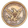 Image 2 : USA (Philadelphia mint), $2-1/2 coronet Liberty quarter eagle, 1861.