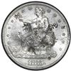 Image 1 : USA (San Francisco Mint), Trade dollar, 1875-S, chopmarked for circulation in Asia.